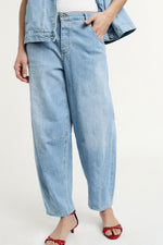 Afbeelding in Gallery-weergave laden, Pantalons P2Z6BQ2PHN 1670 Blu Denim