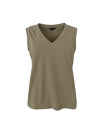 Lade das Bild in den Galerie-Viewer, BCMay V-Neck Top 41188 Lt. Army