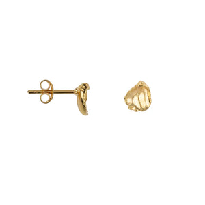 Mini Oyster Stud Earring E2423 Gold Plated