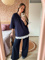 Afbeelding in Gallery-weergave laden, Stretch Pants Elena Dark Blue