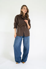 Afbeelding in Gallery-weergave laden, Jacket Ojacky Dark Brown