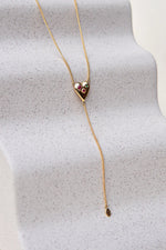 Afbeelding in Gallery-weergave laden, Colorful Heart Necklace WTNK082SSGP0