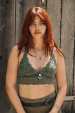 Afbeelding in Gallery-weergave laden, Lina Bralette1 60032 Dark Green