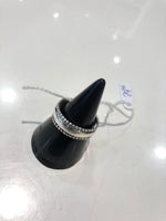 Afbeelding in Gallery-weergave laden, Middle Ring ''Dots on both Sides'' YVKE_20727 Zilver