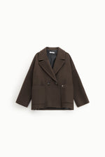 Afbeelding in Gallery-weergave laden, Manteau K493SSPEZIi Cioccolato
