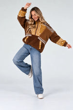 Lade das Bild in den Galerie-Viewer, Sweater Teddy Cognac
