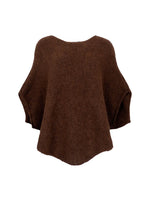 Afbeelding in Gallery-weergave laden, Pella Boucle Poncho 1137 Coffee
