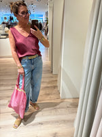 Afbeelding in Gallery-weergave laden, BCMabel Double V-Neck Top 41210
