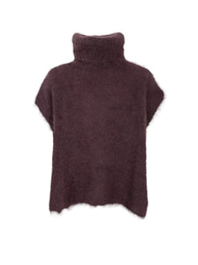 BCBjoerk Rollneck Vest 1216 Coffee