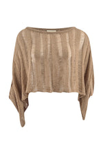 Afbeelding in Gallery-weergave laden, Laura Knitted Top MGR12608BR Brown
