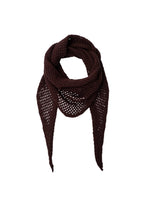 Afbeelding in Gallery-weergave laden, BCGale Knitted Cotton Scarf 208439 Coffee
