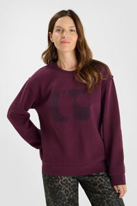 Sweatshirt Paoli FPAOLI Mauve Wine