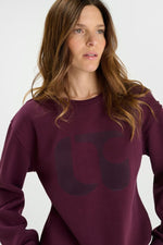Afbeelding in Gallery-weergave laden, Sweatshirt Paoli FPAOLI Mauve Wine
