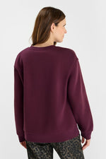 Afbeelding in Gallery-weergave laden, Sweatshirt Paoli FPAOLI Mauve Wine
