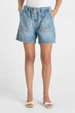 Afbeelding in Gallery-weergave laden, Short Femme Soly JFSOLY00W3203 Blue
