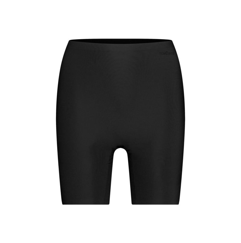High Waist Long Shorts 30873 090 Zwart