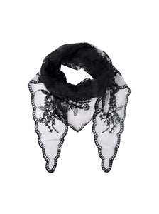 BCMiriana Triangle Lace Scarf 3643 Black