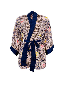 Luna Short Kimono 39149 Blue Decor