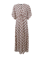 Afbeelding in Gallery-weergave laden, BCStella Long V-Neck Dress 39607 Noble Rose
