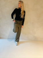 Afbeelding in Gallery-weergave laden, Cargo Pants Cleo Dark Green
