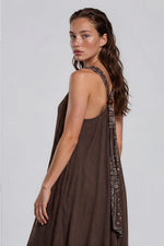 Afbeelding in Gallery-weergave laden, Dress Lurex Paisley 41837

