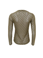 Lade das Bild in den Galerie-Viewer, BCJennie Dotted Mesh Blouse 40611 Army
