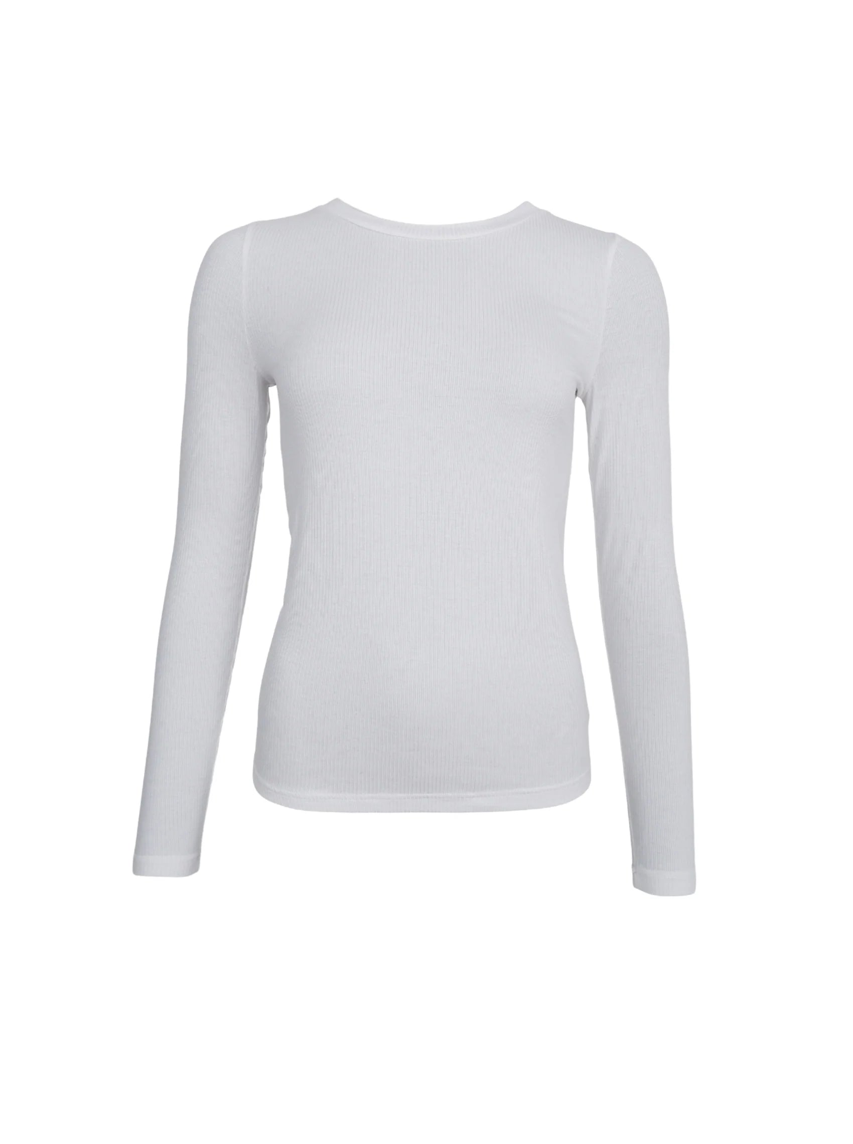 BCTea LS Tee 40694 White