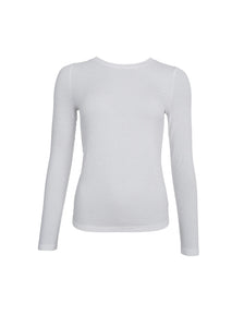 BCTea LS Tee 40694 White