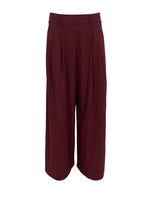 Afbeelding in Gallery-weergave laden, Davina Wideleg Pant 40865 Plum

