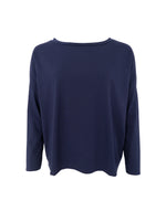 Afbeelding in Gallery-weergave laden, BCMay Loose LS Blouse 41012 Navy
