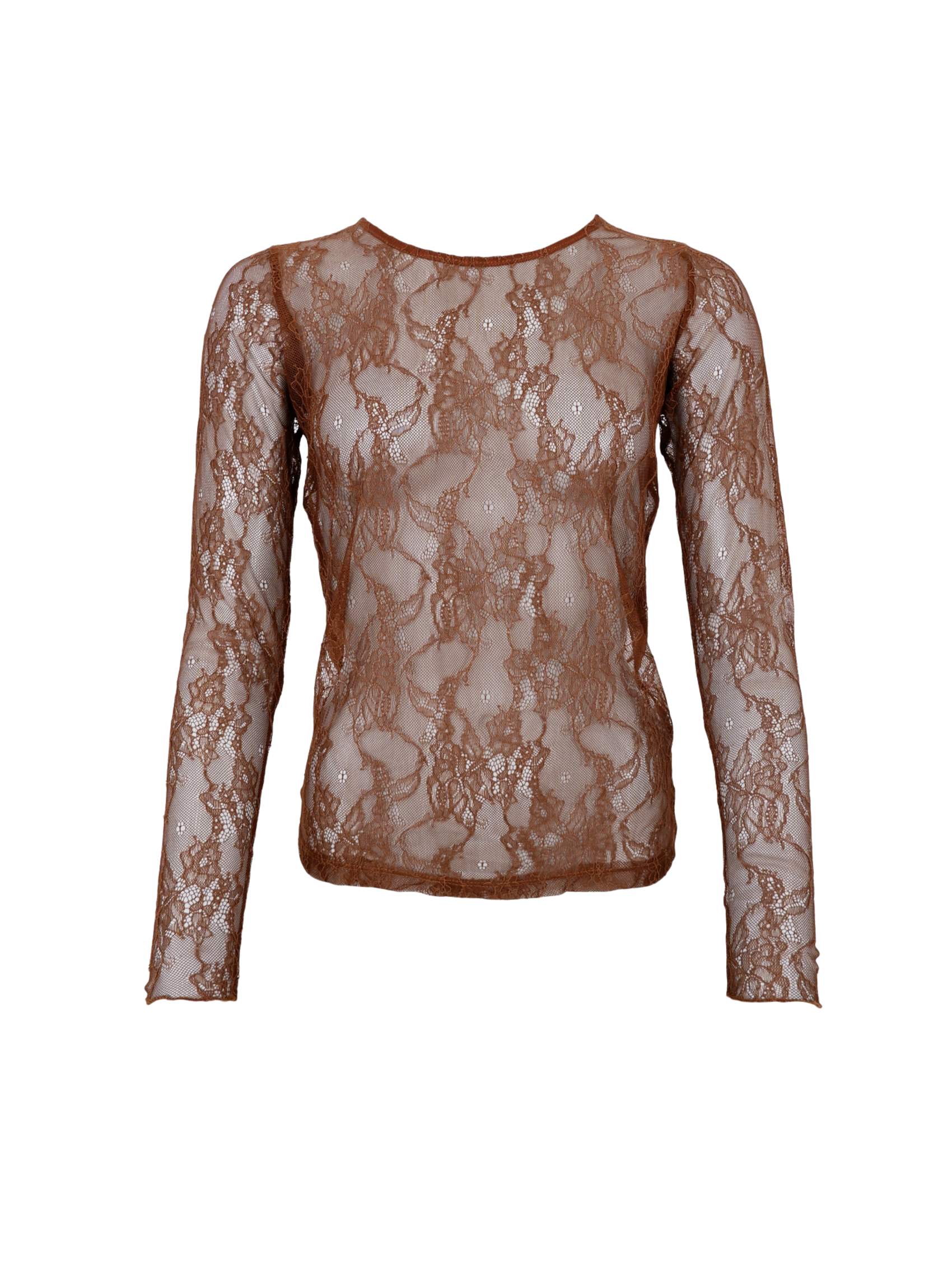 BCLara Lace Blouse 41029 Coffee