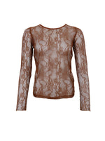 Afbeelding in Gallery-weergave laden, BCLara Lace Blouse 41029 Coffee
