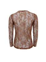 Afbeelding in Gallery-weergave laden, BCLara Lace Blouse 41029 Coffee
