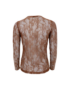 BCLara Lace Blouse 41029 Coffee