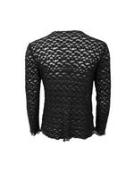 Afbeelding in Gallery-weergave laden, BCBlair LS Lace Blouse 41049 Black
