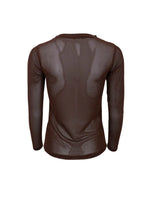 Afbeelding in Gallery-weergave laden, BCJessie Mesh Blouse 41223 Coffee
