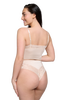High Waist Brazilian Lace 31821 6235 Shiny Almond