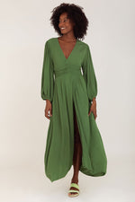 Afbeelding in Gallery-weergave laden, Maxi dress crepe 81330 + colours
