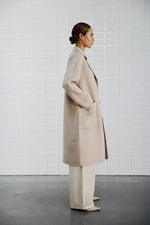 Afbeelding in Gallery-weergave laden, WBLCeline Mel Spring Coat 00895 Taupe Melange
