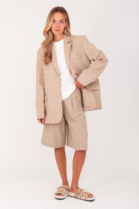 Blazer Split 24086-25 Beige