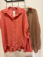 Afbeelding in Gallery-weergave laden, Oversized Linnen Blouse 24790
