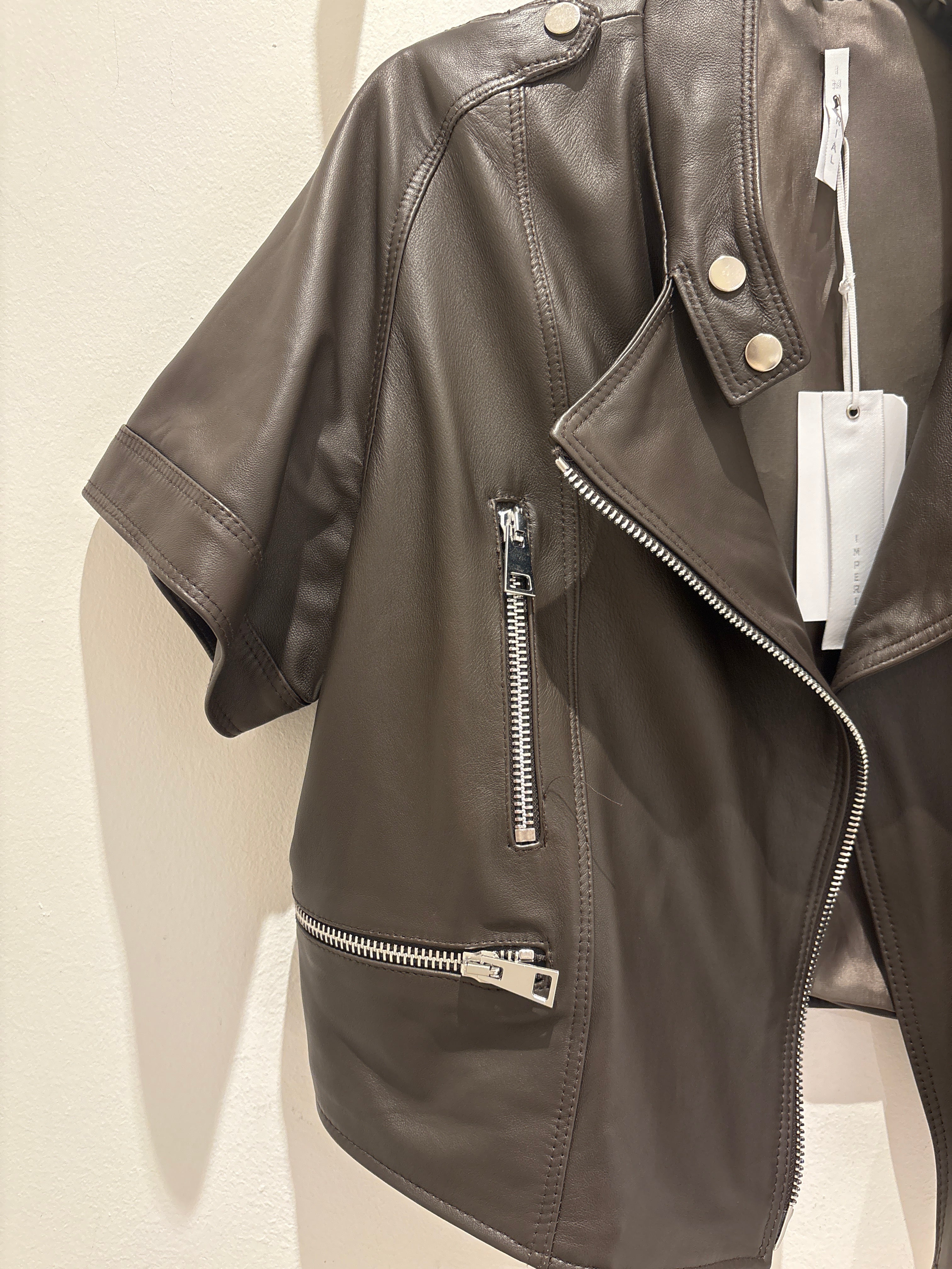 Leather Jacket V3025831 Moro