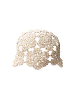 Afbeelding in Gallery-weergave laden, BCRoseanne Crochet Hat 8036 Creme
