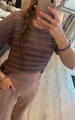 Afbeelding in Gallery-weergave laden, Crochet Tee Ellie Rose Wood
