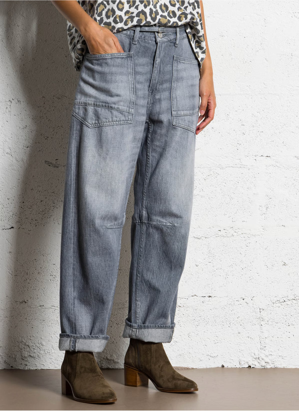 Jean Femme Madie JFMADIE0W6198 Grey