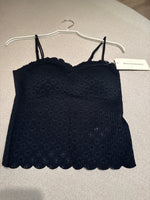 Afbeelding in Gallery-weergave laden, Lace Top 1003 Zwart
