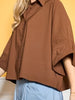 BCDavina Loose Shirt 41055 Hazelnut Brown