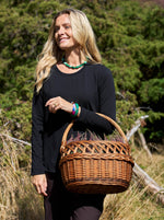 Afbeelding in Gallery-weergave laden, BCMay LS Tee 40919 Black
