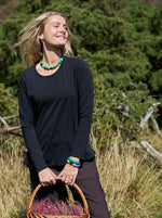 Afbeelding in Gallery-weergave laden, BCMay LS Tee 40919 Black
