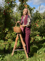 Afbeelding in Gallery-weergave laden, BCDavi Wideleg Pant 40974 Plum
